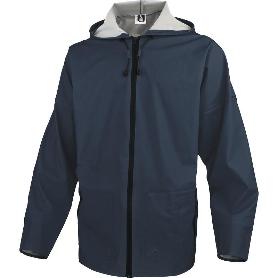 CHAQUETA LLUVIA IMPERMEABLE AZUL MARINO TALLA XL