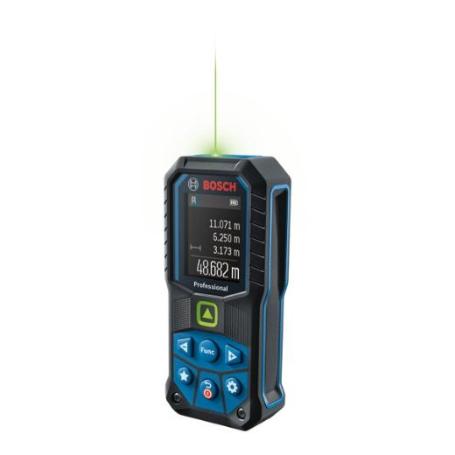 BOSCH PROFESSIONAL MEDIDOR LÁSER GLM 50-25 G (LÁSER VERDE, ALCANCE: HASTA 50&NBSP;M, ROBUSTO, IP65, ±1,5&NBSP;MM , 