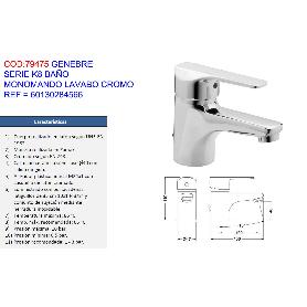 GENEBRE SERIE K8 BAÑO MONOMANDO LAVABO CROMO 60130284566