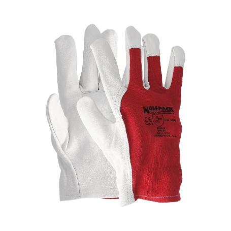 GUANTES PIEL / LONA CON COLGADOR 9 GUANTES DE TRABAJO, GUANTES DE PROTECCIÓN (PAR)