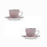 TAZAS CON PLATO VITA PEONI 22CL JUEGO 2