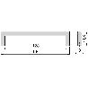 EMUCA LOTE DE 5 TIRADORES PARA MUEBLE HABANA, L136MM, INTEREJE 128MM, ZAMAK, NIQUEL SATINADO