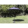 PARASOL ALUMINIO UD2 GRIS 250 CM 38 MM