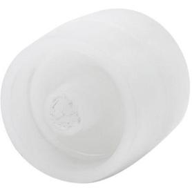 RUEDA KP40-8-39 PLASTICO BLANCO EJE LISO