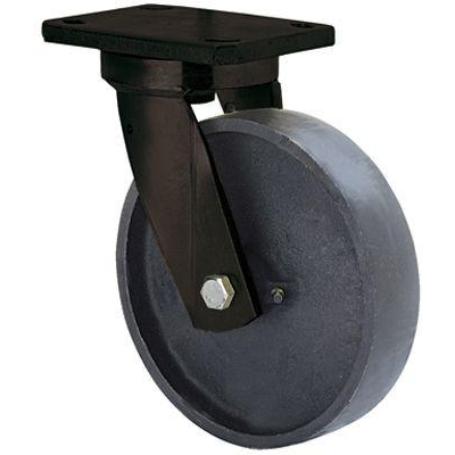 RUEDA GIRATORA PLACA 10HLB250E-CIB HIERRO FUNDIDO EJE BOLAS