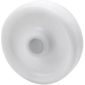 RUEDA UTA100-12-40 POLIAMIX BLANCO EJE LISO PISADA BALONA