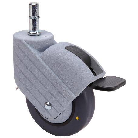 RUEDA GIRATORA ESP.LISA M11X30 FR.30HPCFN100CP-PLGIC POLIAMIX-G.GR.ANTIES.LIS