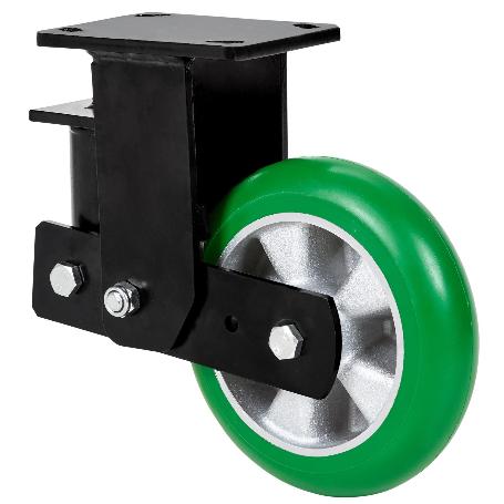 RUEDA FIJA  17HLSB160-AUAGB SUSPENSION POLIUR.VERDE EJE BOLAS BALONA