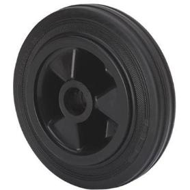 RUEDA PSR200-20-60 NUCLEO POLIAMIX Y BANDA GOMA NEGRA (COJ.ROD.INOX)