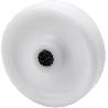 RUEDA UTR125-12-40 POLIAMIX BLANCO (COJINETE RODILLOS INOX)