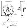 RUEDA FIJA  17HLSE250-FTB SUSPENSION NYLON BLANCO EXTRAFUERTE EJE BOLAS