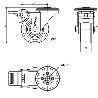 RUEDA GIRATORA AGUJ.M12 FR.INOX.20ZVLIFD80-POAR POLIAMIX BLAN-POLIUR.AZUL ROD