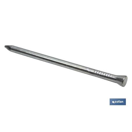 BLÍSTER DE 30 UDS. PUNTA DE ACERO ZINCADO CABEZA CÓNICA 20X45 MM VENTA UNITARIA