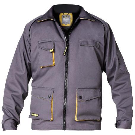 CHAQUETA DE TRABAJO GRIS/AMARILLO TALLA 48/50 M