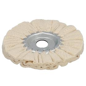 DISCO PULIDOR DE TELA PARA AMOLADORA / ESMERILADORA Ø 150 MM.