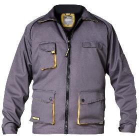 CHAQUETA DE TRABAJO GRIS/AMARILLO TALLA 52/54 L