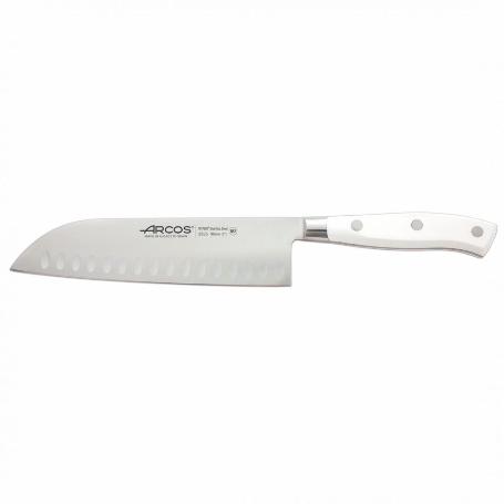 CUCHILLO COCINA SANTOKU MANGO BLANCO 286014