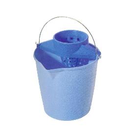 CUBO CON ESCURRIDOR 13 L AZUL