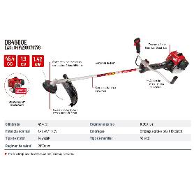 DB4500E DESBROZADORA 45CC