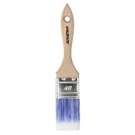 PALETINA PROFESIONAL PLUS ANCHO 40 MM. CERDAS SINTENTICAS PBT, MANGO MADERA HAYA ERGONOMICO, BROCHA PINTOR, PINCEL 