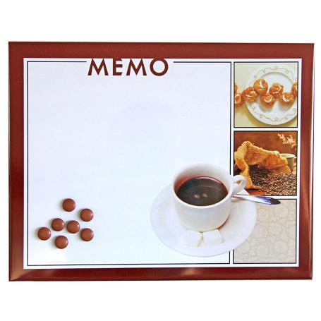 TABLA MEMO METAL 45 X 36 CM