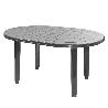 MESA RESINA OVAL 130X90 CM ANTRACITA 4020ANT