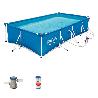 PISCINA STEEL PRO + DEPURADORA 400X211X81 CM 56424