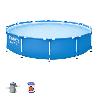 PISCINA STEEL PRO + DEPURADORA 366X76 CM 56681