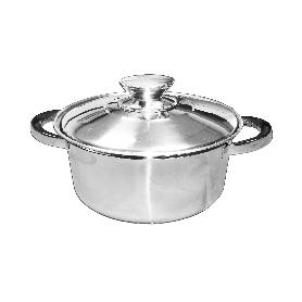 TALOX CACEROLA ACERO INOX 18-8 C-TAPA 18X  7 CM - 1,7 LT MOD 201