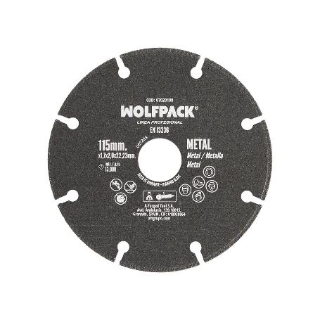 DISCO CORTE METALES UNIVERSAL  Ø 115 X 1,7 MM. FILO DE DIAMANTE DISCO CORTE ACERO, CHAPA, HIERRO, ALUMINIO