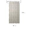 CORTINA DUCHA FORMAS GEOMETRICAS BEIGE 180X200 CM. IMPERMEABLE