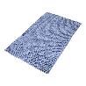 ALFOMBRA BAÑO POLIÉSTER CHENILLA 50X80 CM. AZUL.