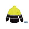 FORRO POLAR DE ALTA VISIBILIDAD MODELO ALTAIR AMARILLO Y AZUL TALLA S