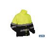 FORRO POLAR DE ALTA VISIBILIDAD MODELO ALTAIR AMARILLO Y AZUL TALLA S