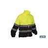 FORRO POLAR DE ALTA VISIBILIDAD MODELO ALTAIR AMARILLO Y AZUL TALLA XL