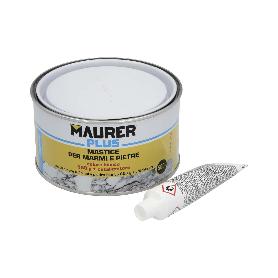 MASILLA PARA MARMOL 500ML BLANCA CON CATALIZADOR.