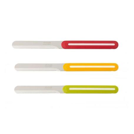 CUCHILLOS MESA COLORES 8490 3 PIEZAS BLISTER