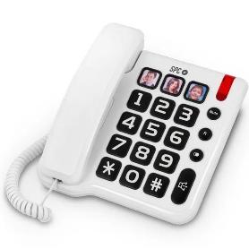 TELEFONO FIJO COMFORT NUMBERS II BLANCO