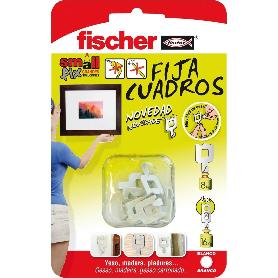 BLISTER FIJA CUADROS BLANCO 8 UD 522206 FISCHER