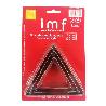 MOLDES EMPLATADORES INOX TRIANGULO 6+8+10X4 CM SET 3