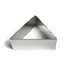 MOLDE EMPLATADOR INOXIDABLE TRIANGULAR 12X4 CM