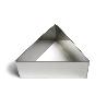 MOLDE EMPLATADOR INOX. TRIANGULAR 12X4 CM 2190