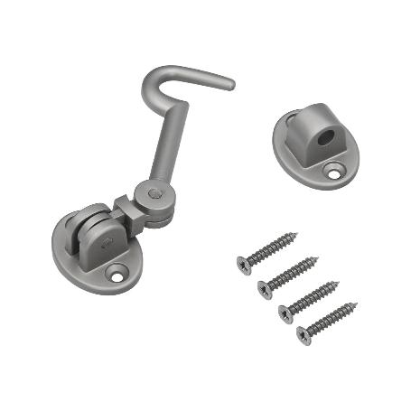 ALDABILLAS   MULTIUSOS REFORZADA CON TORNILLOS 100 MM LATÓN NIQUELADO MATE