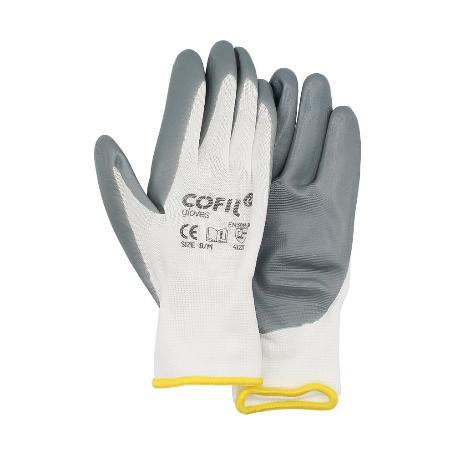 GUANTE NITRILO GRIS T-8 CAJA 12