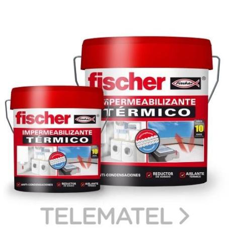 IMPERMEABILIZANTE TERMICO15L BLANCO 548718 FISCHER