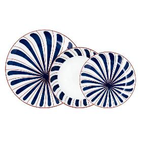 VAJILLA PORCELANA OCEANIKA 18 PIEZAS