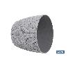 MACETA O MACETERO TRENZADA COLOR GRIS CLARO PP Ø 141 X 119 MM 1,25 L VENTA UNITARIA