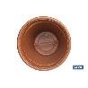 MACETA RAYADA COLOR TERRACOTA PE Ø 460 X 400 MM 37,3 L VENTA UNITARIA