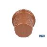 MACETA RAYADA COLOR TERRACOTA PE Ø 550 X 479 MM 66 L VENTA UNITARIA