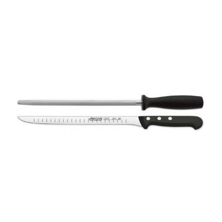 CUCHILLO JAMON + CHAIRA UNIVERSAL 285501 ESTUCHE